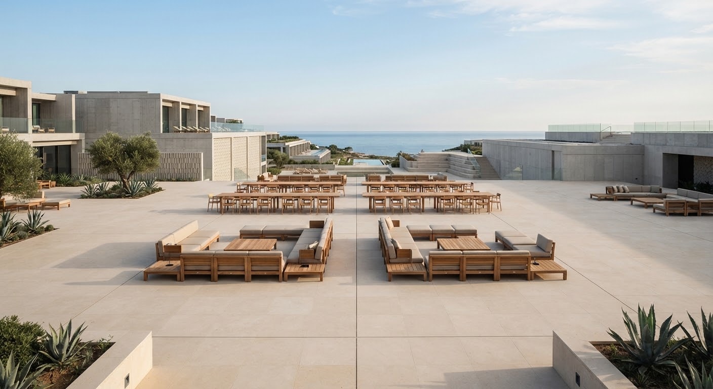 Small terrace, generous living